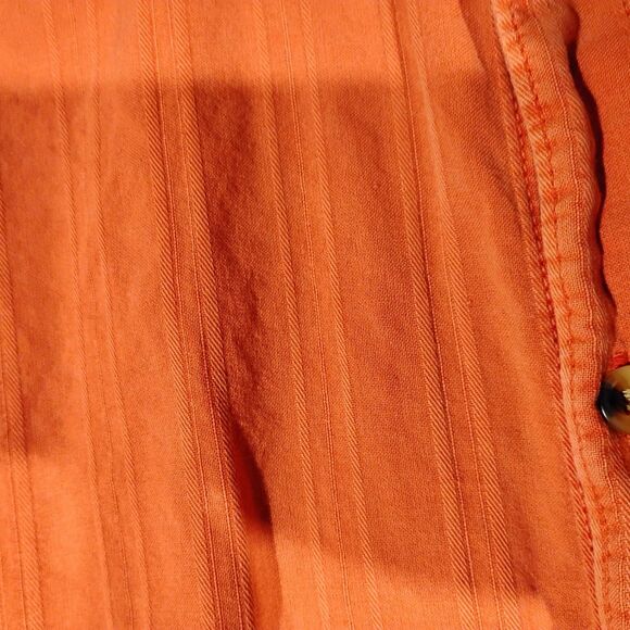 The Territory Ahead shirt mens M Medium rose red long sleeve button striped - Picture 3 of 7